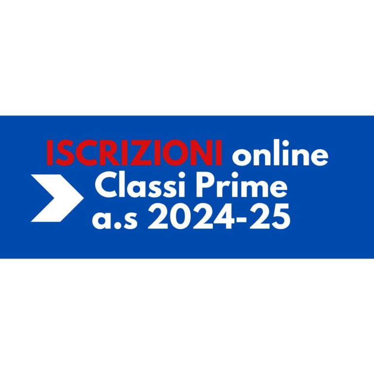 ISCRIZIONI Classi Prime 2024/25