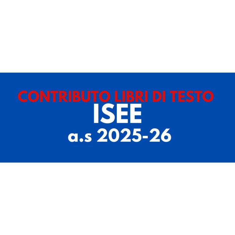 Contributo libri di testo a.s. 2025/26