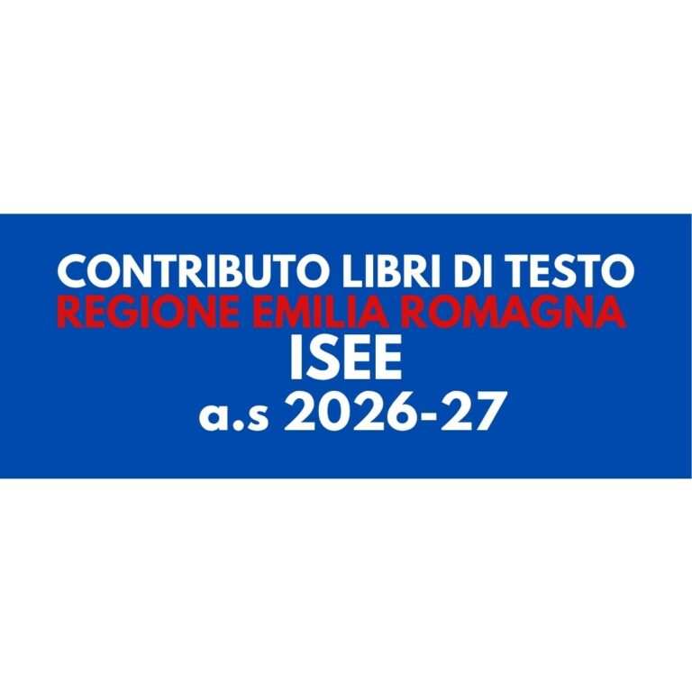 Contributo ai libri di testo Regione Emilia Romagna
